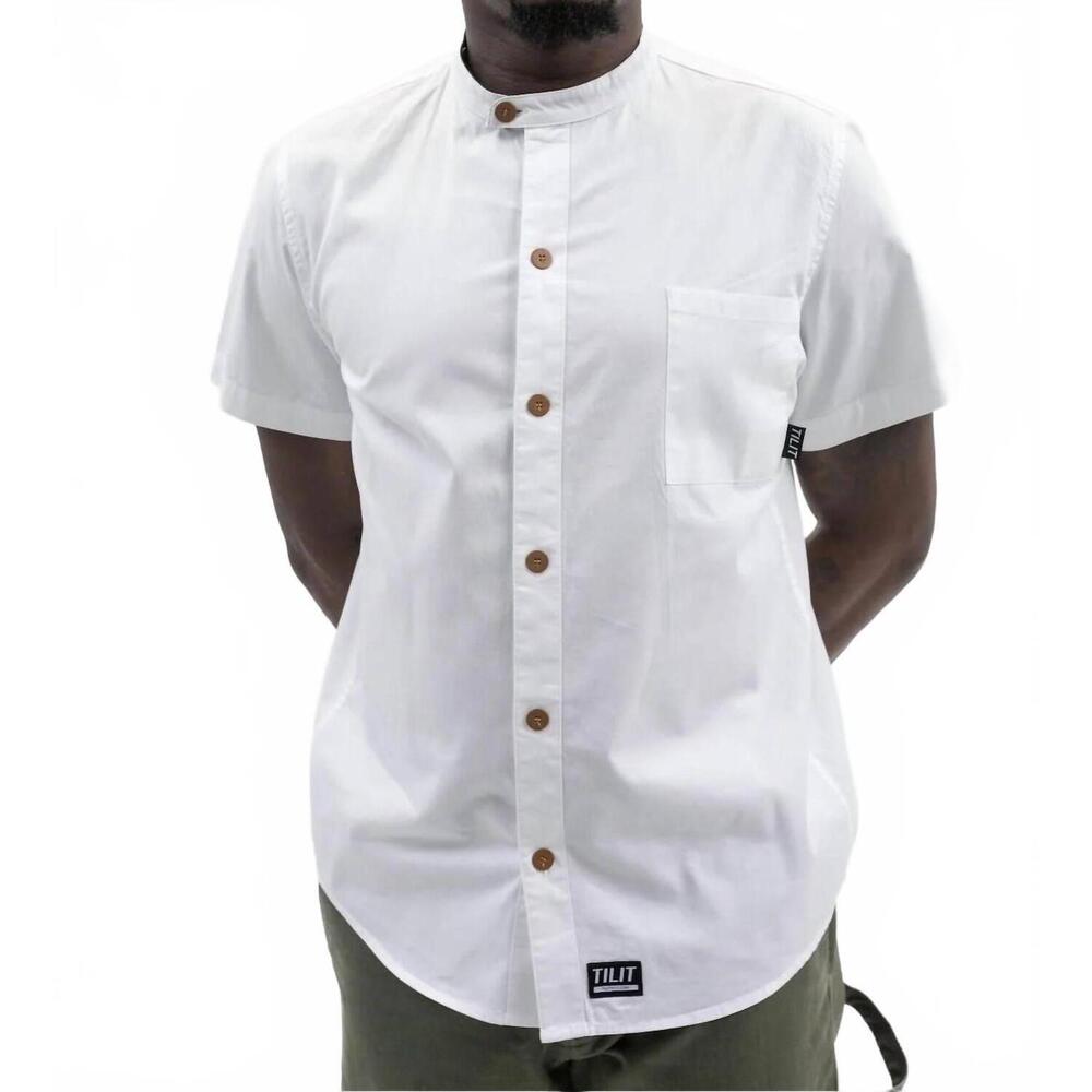 NEW TILIT unisex chef shirt in white